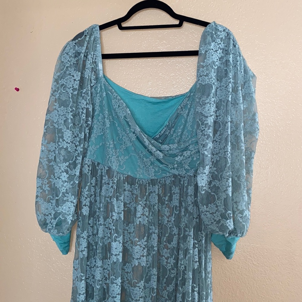 Greenish dress